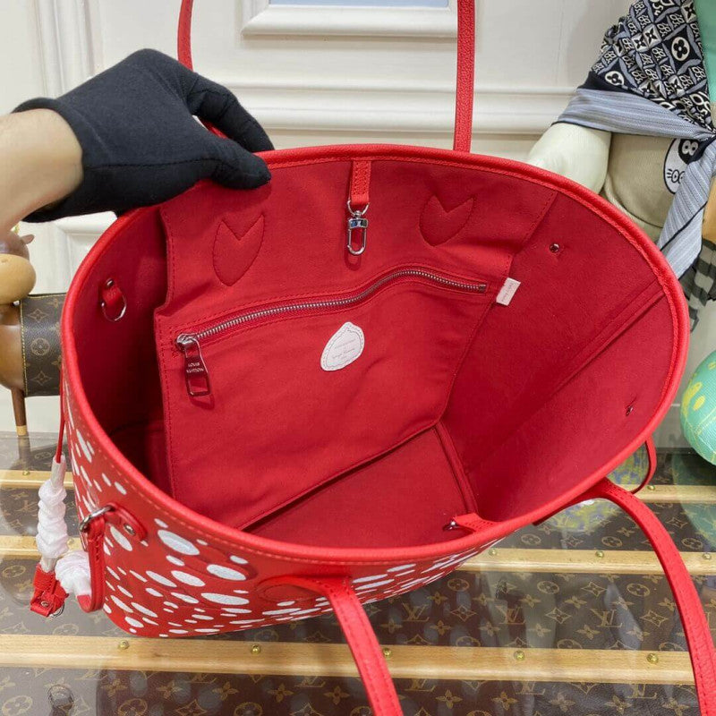 AlohaPlaza™ Neverfull MM M46422 Red/White