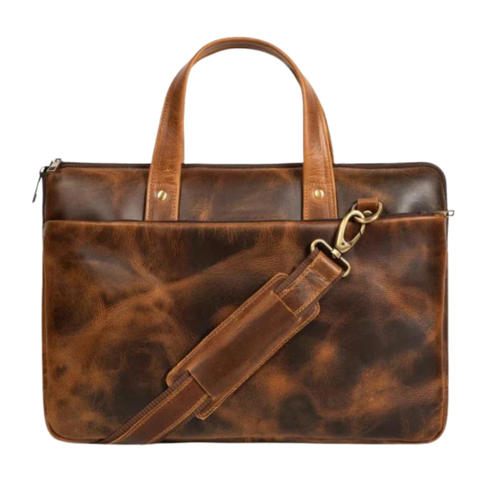 AlohaPlaza™ Harbor Laptop Briefcase - Tan