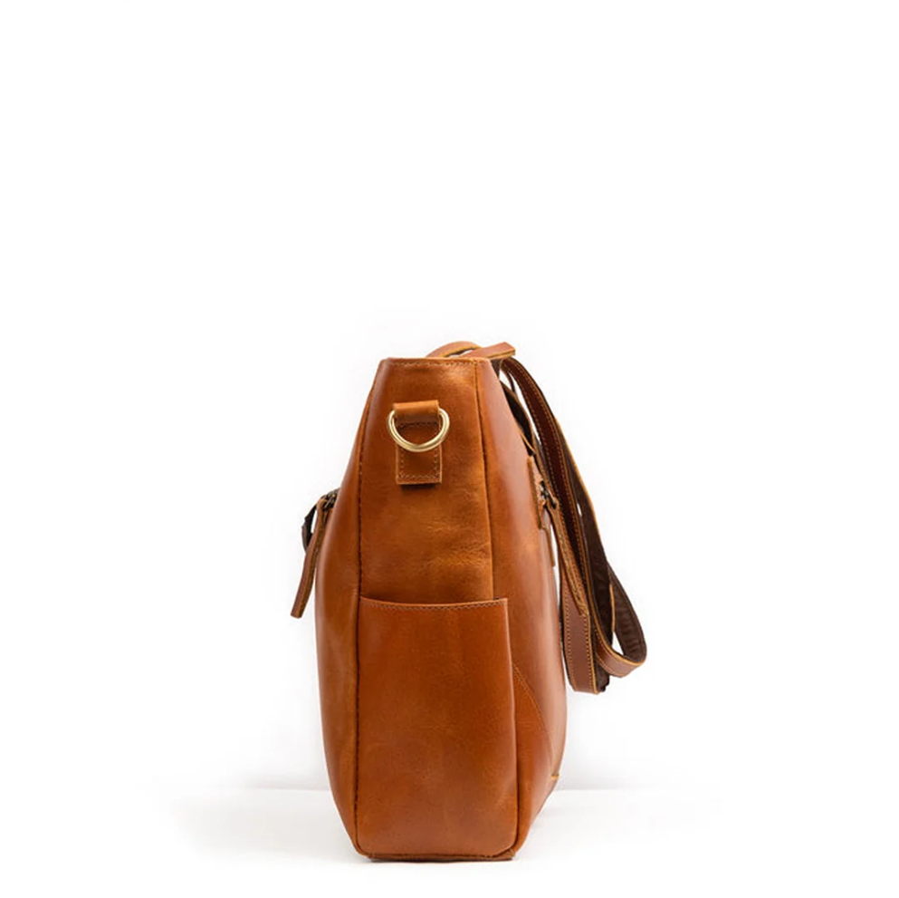 AlohaPlaza™ Luxury Kodiak Tote - Tan