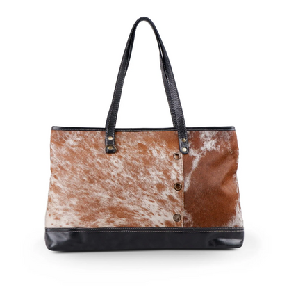 AlohaPlaza™ Blake Cowhide Tote Bag