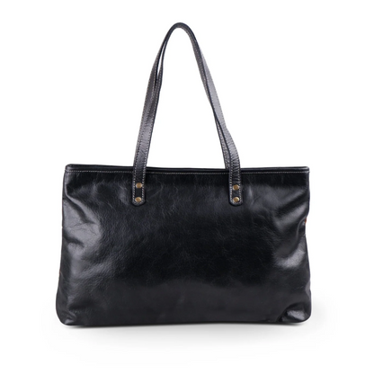 AlohaPlaza™ Blake Cowhide Tote Bag