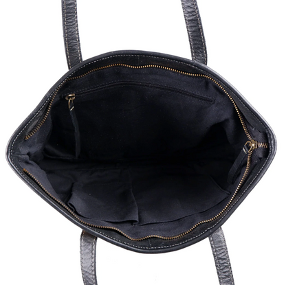 AlohaPlaza™ Blake Cowhide Tote Bag