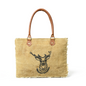 AlohaPlaza™ Nordic Charm Canvas Shoulder Tote Bag