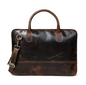 AlohaPlaza™ Modernist Leather Laptop Bag-Dark Brown