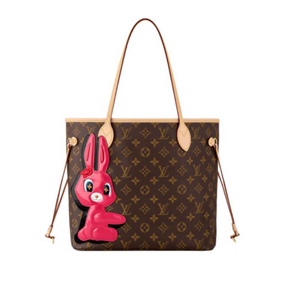 AlohaPlaza™ LouisV x Sun Yitian Monogram Rabbit Neverfull MM