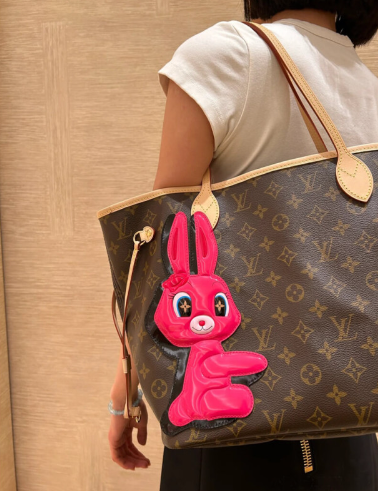 AlohaPlaza™ LouisV x Sun Yitian Monogram Rabbit Neverfull MM