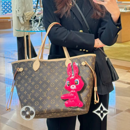 AlohaPlaza™ LouisV x Sun Yitian Monogram Rabbit Neverfull MM