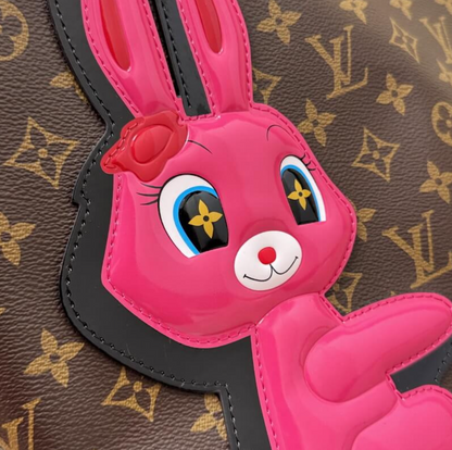 AlohaPlaza™ LouisV x Sun Yitian Monogram Rabbit Neverfull MM