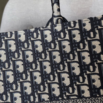 AlohaPlaza™ CD Book Tote Large Canvas Blue