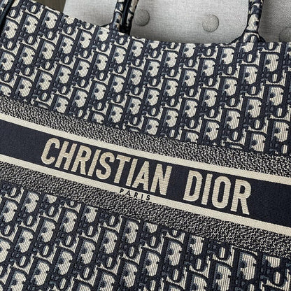 AlohaPlaza™ CD Book Tote Large Canvas Blue