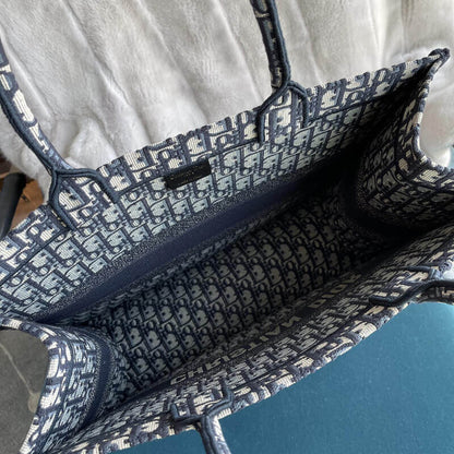 AlohaPlaza™ CD Book Tote Medium Canvas Blue