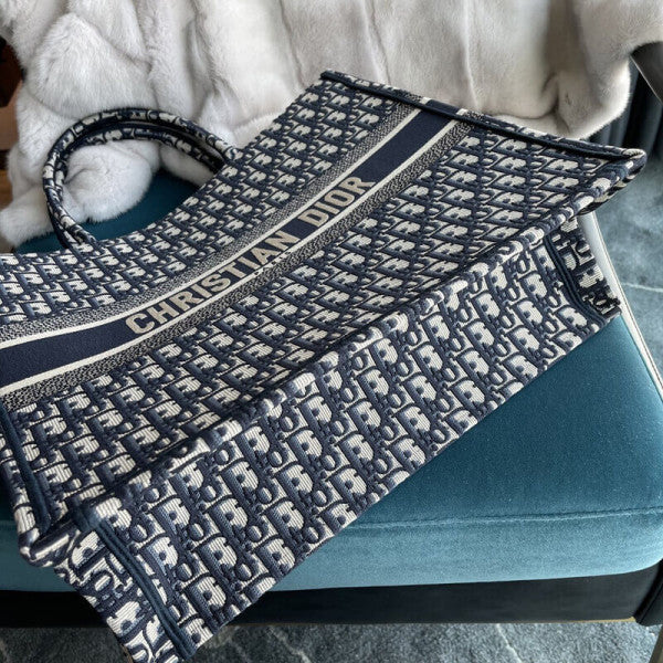 AlohaPlaza™ CD Book Tote Medium Canvas Blue