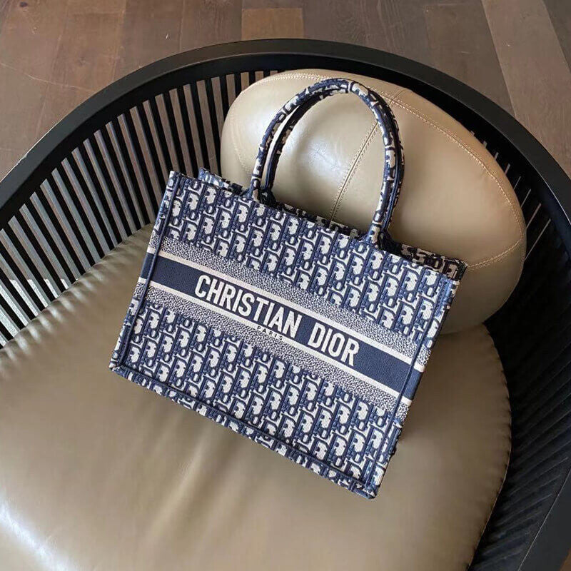 AlohaPlaza™ CD Book Tote Medium Canvas Blue