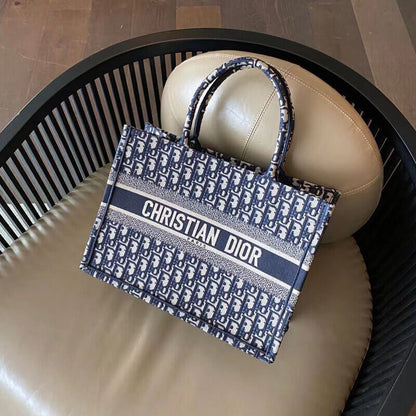 AlohaPlaza™ CD Book Tote Medium Canvas Blue