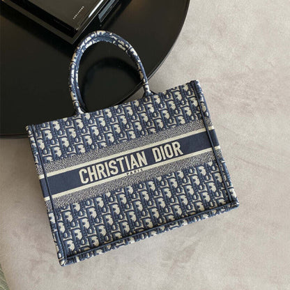 AlohaPlaza™ CD Book Tote Medium Canvas Blue