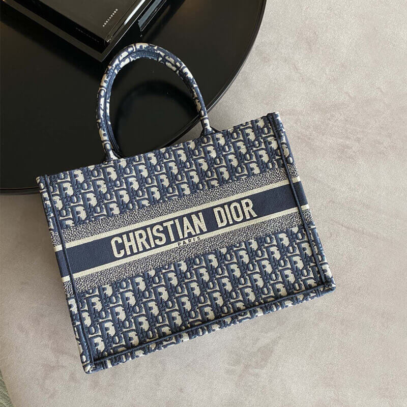 AlohaPlaza™ CD Book Tote Medium Canvas Blue