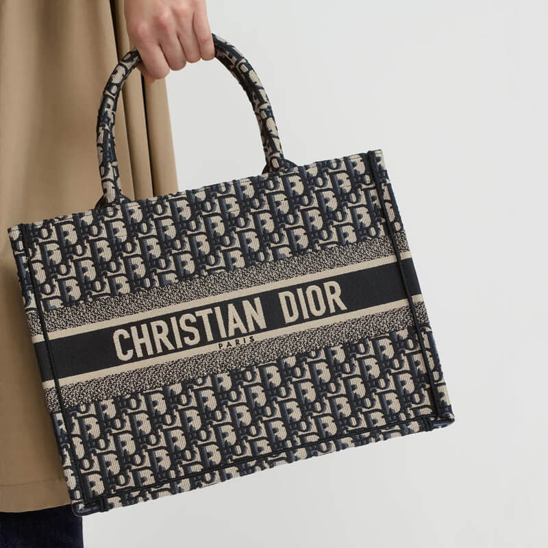 AlohaPlaza™ CD Book Tote Medium Canvas Blue