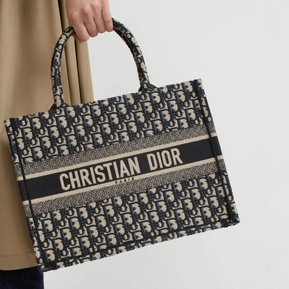 AlohaPlaza™ CD Book Tote Medium Canvas Blue