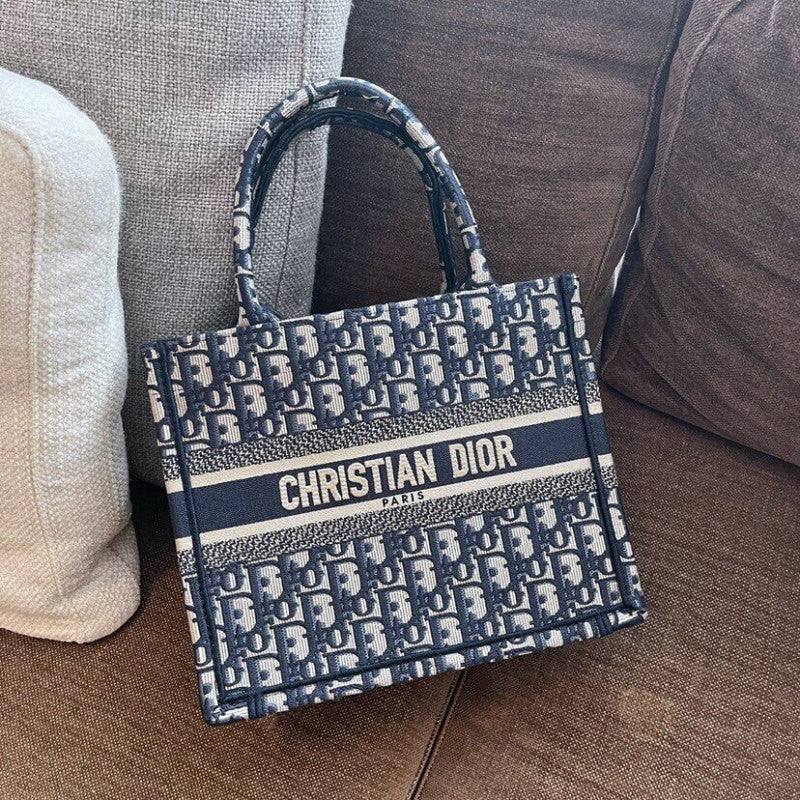 AlohaPlaza™ CD Book Tote Small Canvas Blue