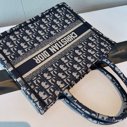 AlohaPlaza™ CD Book Tote Small Canvas Blue