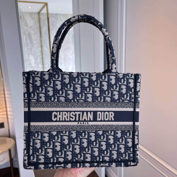 AlohaPlaza™ CD Book Tote Small Canvas Blue