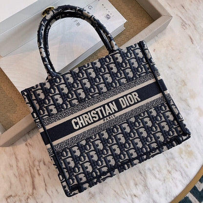 AlohaPlaza™ CD Book Tote Small Canvas Blue