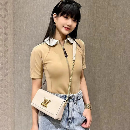 AlohaPlaza™ Epi Leather Twist West M24550 Quartz White