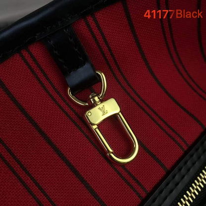AlohaPlaza™ Monogram Canvas Neverfull MM M41177 Black/Red
