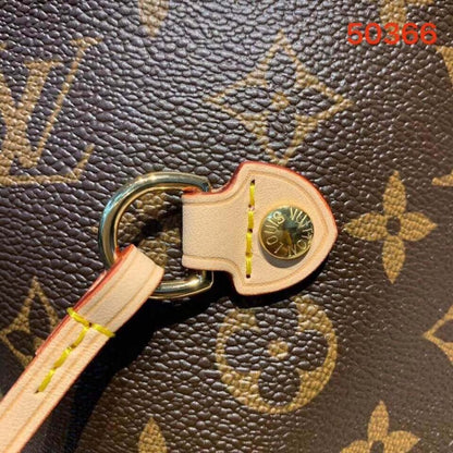 AlohaPlaza™ Monogram Canvas Neverfull MM M50366 Pink