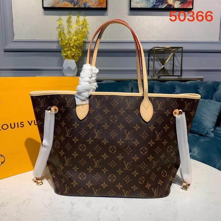 AlohaPlaza™ Monogram Canvas Neverfull MM M50366 Pink