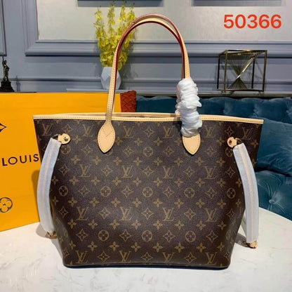 AlohaPlaza™ Monogram Canvas Neverfull MM M50366 Pink