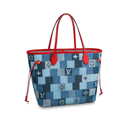 AlohaPlaza™ Monogram Denim Canvas Neverfull MM M44981