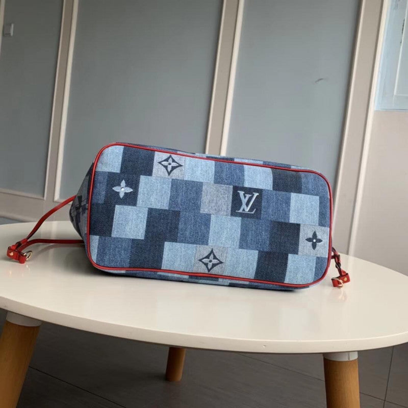 AlohaPlaza™ Monogram Denim Canvas Neverfull MM M44981