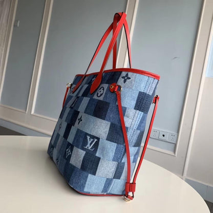 AlohaPlaza™ Monogram Denim Canvas Neverfull MM M44981