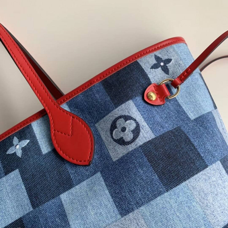 AlohaPlaza™ Monogram Denim Canvas Neverfull MM M44981