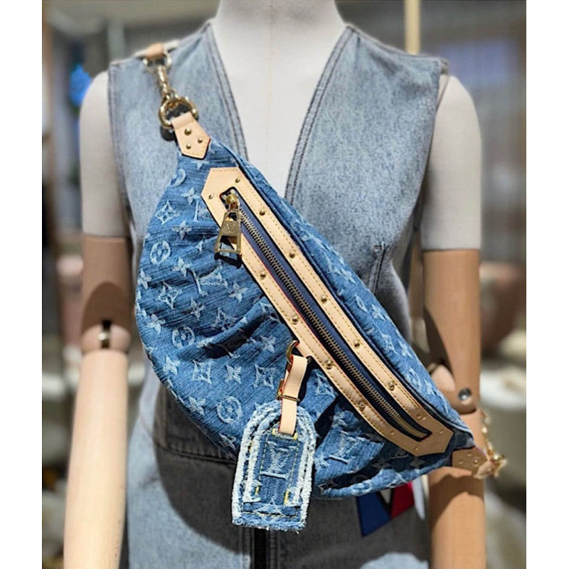 AlohaPlaza™ Monogram Denim High Rise Bumbag M46837