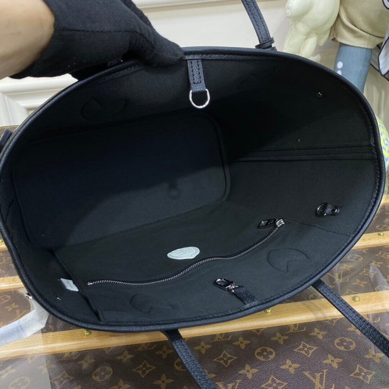 AlohaPlaza™ Neverfull MM M46390 Black/White