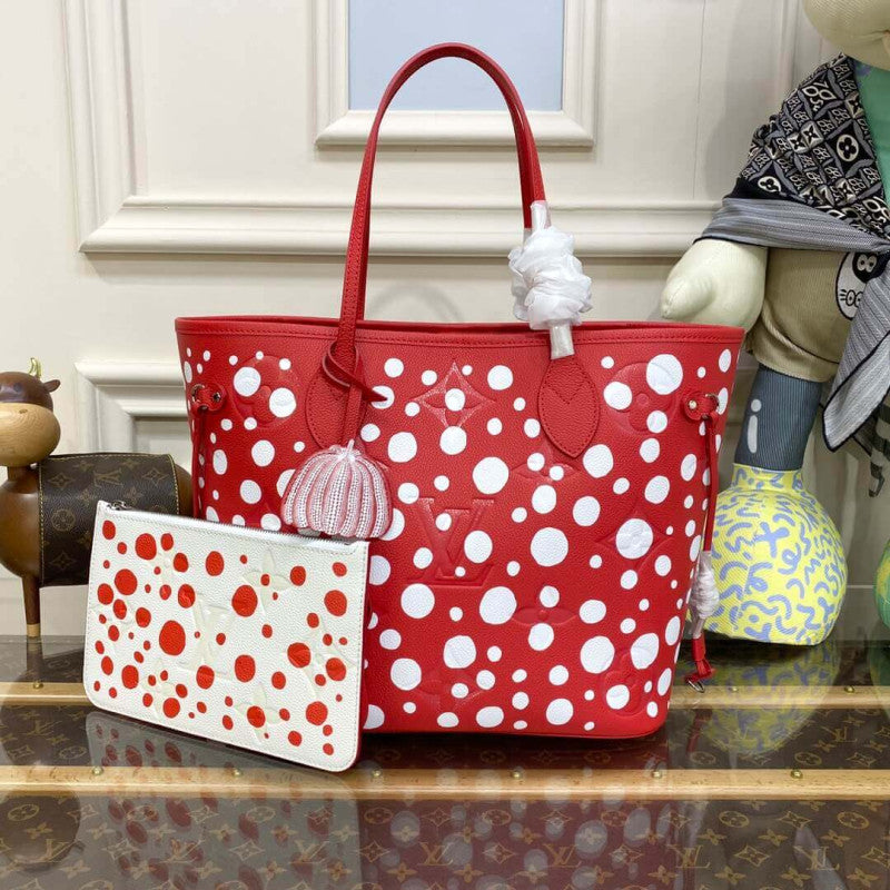 AlohaPlaza™ Neverfull MM M46422 Red/White
