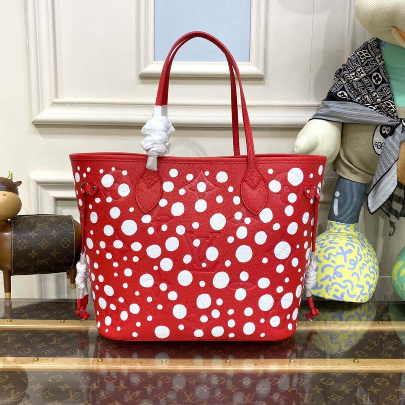 AlohaPlaza™ Neverfull MM M46422 Red/White